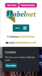 Mobile Screenshot of labelnet.co.uk