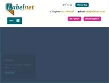 Tablet Screenshot of labelnet.co.uk